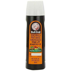 �Ƃ񂩂\�[�X (��؂ƃt���[�c�̃\�[�X) - Bull-Dog �� 16.9 �I���X�B Tonkatsu Sauce (Vegetable and Fruit Sauce) - 16.9oz by Bull-Dog.