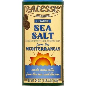 �A���b�V�B �V�R�n���C�e�C�� Alessi Natural Mediterranean Coarse Sea Salt