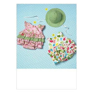 KWIK-SEW PATTERNS K4094 �x�r�[�����p�[�X�ƖX�q�A1�̕����ɓ����Ă��܂� (S - XXL) KWIK-SEW PATTERNS K4094 Baby Rompers & Hat, in One Envelope (S - XXL)