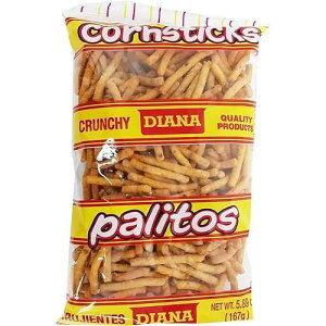 Prodiana Diana Palitos, Crunchy Corn Stick Snacks, Original BBQ Flavor, 5.57 Oz