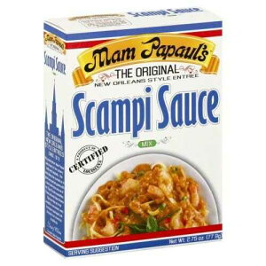 �}���E�p�p�E���Y �X�J���s�\�[�X�~�b�N�X 3�p�b�N Mam Papaul's Scampi Sauce Mix 3pk