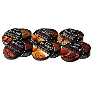 The Silk Road A Global Tasting Experience Exotic Spice Blends 6-Pack Gift Set from The Silk Road Restaurant, No Salt | All Natural Seasoning | Vegan | Gluten Free Ingredients | NON-GMO | No Preservatives