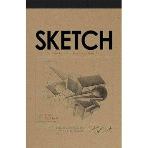 Design Ideation Sketch PAD. Removable Sheet. Premium Paper. Smart-Bind Reinforced Lay Flat Binding. (11 x 17) PAD-2550-TS