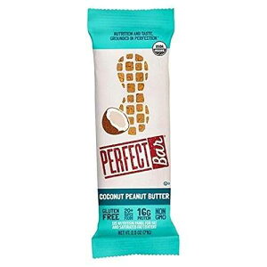 PERFECT FOODS �p�[�t�F�N�g�o�[�A�R�R�i�b�c�s�[�i�b�c�o�^�[�A2.5�I���X�i8�p�b�N�j PERFECT FOODS Perfect Bar, Coconut Peanut Butter, 2.5 Ounce (Pack of 8)