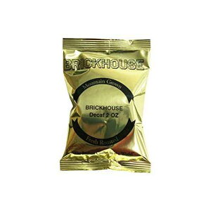 �u���b�N�n�E�X�R�[�q�[�A�f�J�t�F�O���E���h�R�[�q�[�A40/2�I���X�o�b�O Brickhouse Coffee, Decaf Ground Coffee, 40/2 oz bags