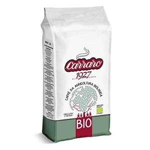 �J���[�� 1927 BIO �R�[�q�[���u�����h �L�@�����R�[�q�[�� 1kg GEEGVV Carraro 1927 BIO Coffee Beans Blend Of Organic Roasted Coffee Beans 1kg