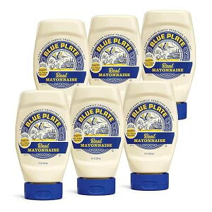 Blue Plate Real Mayonnaise, 18 Fl Oz Squeeze Bottle (Pack of 6)