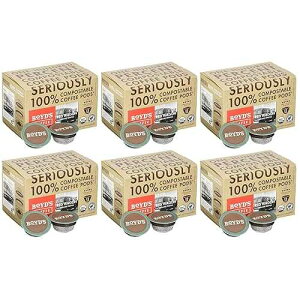 Boyd's Coffee �I�[�K�j�b�N ���b�h���S�� �R�[�q�[ - �_�[�N ���[�X�g - �V���O���T�[�u �|�b�h (72 ��) Boyd's Coffee Organic Red Wagon Coffee - Dark Roast - Single serve pods (72 Count)