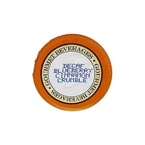 Gourmet Coffee Decaf Blueberry Cinnamon Crumble Coffee Pods ? 100 Single Serve Cups, Flavored Medium Roast, Compatible with Keurig Brewers