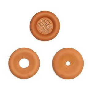Kikkerland Eco Friendly Terracotta Growing Seed Starter Sprouters Germination Plant Plates Indoor/Outdoor Plants