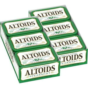 Altoids �X�y�A�~���g�~���g�A1.76 �I���X (12 �p�b�N) Altoids Spearmint Mints, 1.76 ounce (12 Packs)