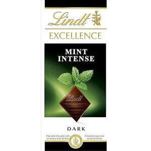 �����c - �G�N�Z�����X - �~���g �C���e���X - 100g (5 �p�b�N) Lindt & Sprungli Lindt - Excellence - Mint Intense - 100g (Pack of 5)