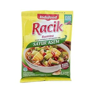 Indofood Racik Sayur Asem �J���[�A1.16 �I���X (24 �p�b�N) Indofood Racik Sayur Asem Curry, 1.16 Ounce (Pack of 24)