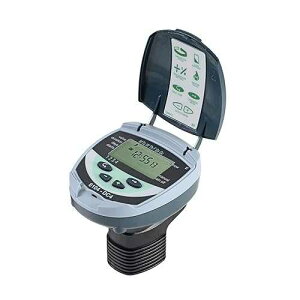 Galcon 61042 DC Zone Sprinkler System Battery Operated programmable, Digital Smart Irrigation Controller for Lawns & Gardens (4 valves + Master) Watering Timers Off-Grid GAJ4S0002P0