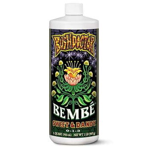 Foxfarm Bushdoctor Bemb Concentrate, Fast-Acting Liquid Plant Fertilizer, Enhances Natural Sugars for Sweetness and Flavor - Easy Absorption for Soil, Containers, and Hydroponics- NPK 0-1-3 (Quart)
