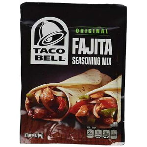 Taco Bell Fajita �^�R�X�V�[�Y�j���O�~�b�N�X�A�I���W�i���A1.4 �I���X (3 �p�b�N) Taco Bell Fajita Taco Seasoning Mix, Original, 1.4 Ounce (Pack of 3)