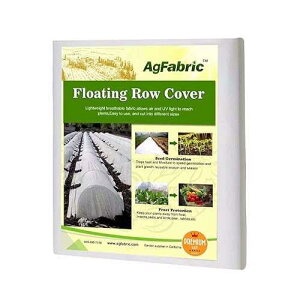 Agfabric Plant Covers Freeze Protection 10'x50' 0.9oz Frost Blankets for Plants Drawstring Bags Shrub Jacket Warm Protection,White