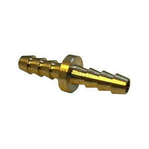 EDGE INDUSTRIAL 1/8 Hose ID Brass Hose Barb SPLICER Union Fitting Fuel/AIR/Water/Oil/Gas/WOG (Qty 1)