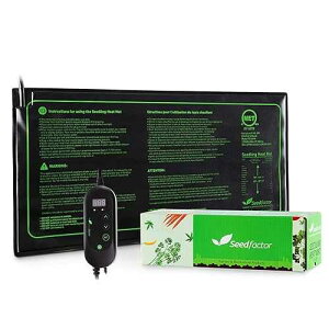 Seedfactor MET Certified Seedling Heat Mat with 50?~108? Digital Thermostat Controller for Seed Germination (10 x 20)