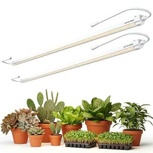 Active Grow LED Grow Light ? 4FT Sun White Full Spectrum, High CRI 95-2-Pack, 24W, IP65 Waterproof, 120-277V, Daisy Chain, Ideal for Indoor Plants, Flowers & Greens
