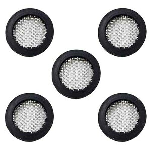 LiXiongBao 5PCS 1/2 Inch Stainless Steel O Ring Washer with 40 Mesh Filter for Shower Hose Parts