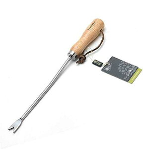 Burgon & Ball Stainless Steel Dandelion Weeder with Wooden Handle RHS Endorsed & FSC Wood
