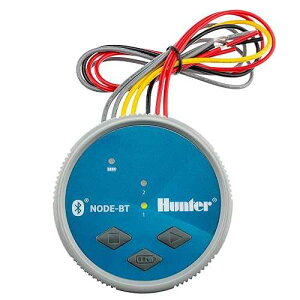 SPW Hunter Node-BT-200 Two Zone Bluetooth Enabled Irrigation Controller 9V Dual Station Timer NODEBT200
