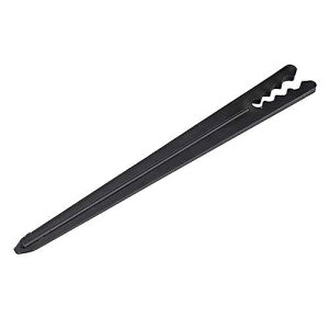 Raindrip 381025B 1/8-Inch - 1/4-Inch Heavy-Duty Tubing Support Stake for Drip Irrigation Supply Tubing and Drip Systems, 6-Inch Long, Plastic, 25-Pack, Black