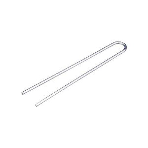 Raindrip R396CB 1/4-Inch Tubing Hold-Down Stake, 3-1/2-Inch Long, Metal, for Drip Irrigation Supply Tubing, Dripline, and Drip Systems, 20-Pack, Galvanized Steel
