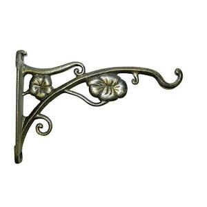 Panacea 85643 Flower Wall Bracket, Gold, 9-Inch