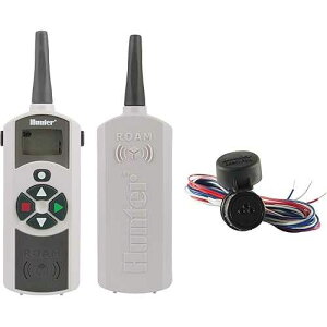 Hunter Industries Hunter ROAM-KIT Sprinkler Remote Controller, Works with X-Core, Pro-C, PCC, I-Core, Acc Irrigation Timers, 1000 ft Range, 128 Addresses, SmartPort Compatible, Complete Kit