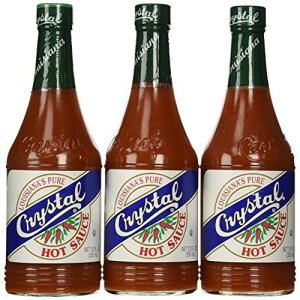 Crystal Essence Crystal Hot Sauce Louisiana's Pure Hot Sauce - 12 oz (Pack of 3)
