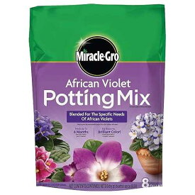 Miracle-Gro アフリカン バイオレット ポッティング ミックス、8 クォート。 Miracle-Gro African Violet Potting Mix, 8 qt.