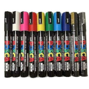 Posca Colouring - PC-5M - Pack of 10 Colours