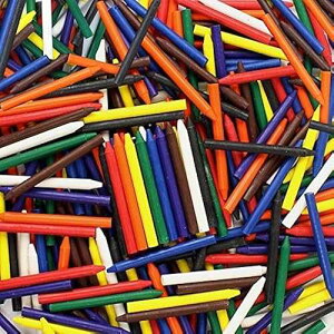 Craytastic! Bulk Unwrapped Crayons Case of 270 (9 colors, Wax) for Crafting, Parties, Kids | Paperless Crayons with No Paper Wrapper | Safety Tested Compliant with ASTM D-4236