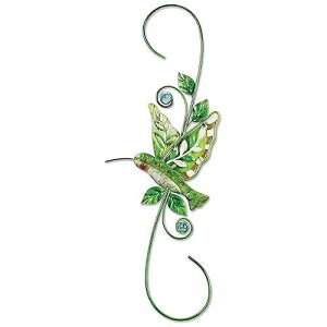 Sunset Vista Designs �����ƃK���X�̑����I�ȃn�`�h�� �t�b�N Sunset Vista Designs Metal and Glass Decorative Hummingbird Hook