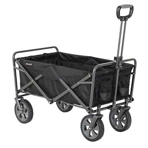 Mac Sports Collapsible Folding Outdoor Utility Wagon, Black MacSports Mac Sports Collapsible Folding Outdoor Utility Wagon, Black