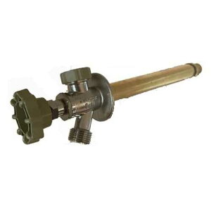 "Quarter Ball QB-114MC -Turn ball valve frost proof sillcock; ;14"" wall thickness; "" m.p.t. x "" copper inlet connection"
