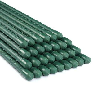 TINGYUAN Garden Stakes 48 Inches Steel Plant Stakes Tomato Stakes 4ft Pack of 25