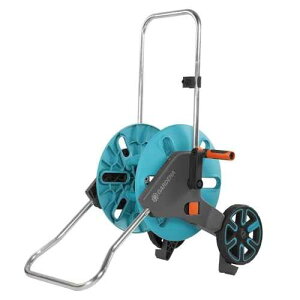 Gardena 18511 CleverRoll M Frost-Proof Hose Cart, for Convenient Hose Storage and Watering, Made in Germany