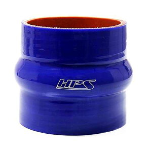 HPS ���a 3-1/8 �C���`�A���� 3 �C���`�A�V���R���n���v�J�v���[�z�[�X�A���� 4 �w�����A�ő� 60 Psi�B���́A�ő� 350F ���x�ASHC-8407-BLUE�A�V���R���A�u���[ HPS 3-1/8 ID, 3 Length, Silicone Hump Coupler Hose, H