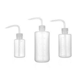 ZELARMAN 3-Pack Plant Flower Watering Bottle/ Succulent Watering Cans Plastic Squeeze Bottle with Bend Mouth/ Garden & Indoor Watering Tools (150ML, 250ML, 500ML)