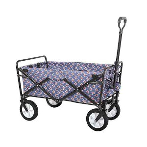 MacSports Mac Sports WTC-202 Collapsible Folding Outdoor Utility Wagon, Americana