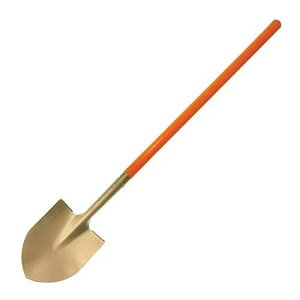 CS Unitec / Non-Sparking Round Shovel / 240 X 280 mm / Nupla Handle / Aluminum Bronze / Non-Magnetic / Corrosion Resistant / EX1006-280A