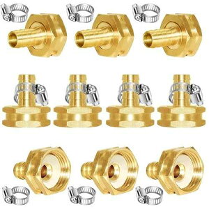 Joywayus 10�� 1/2�C���` �o�[�u x 3/4�C���` ���XGHT�X���b�h �X�C�x�� �Z�p�^�J �K�[�f���E�H�[�^�[�z�[�X�p�C�v�R�l�N�^ ���p�� �X�e�����X�N�����v�t�� �n�E�X/�{�[�g/�Ő�/�p���[�E�H�b�V��/
