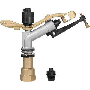 Sime Funny 1 �C���` �t���T�[�N���C���p�N�g�X�v�����N���[ �m�Y���t�� Sime Funny 1 Full Circle Impact Sprinkler w/Nozzles
