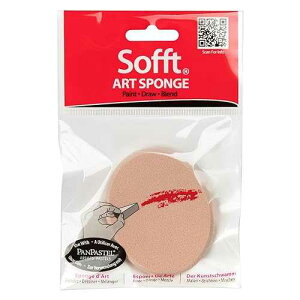 PanPastel Sofft Artist Tools by GOLDEN, Big Oval Sponge, Pack of 1, Professional Artist Pastels