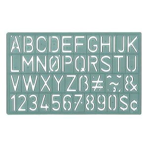 Westcott Lettering, Stenciling Paper Template (KT-30)