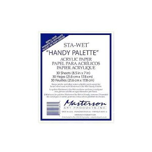 Masterson Sta-Wet Handy Palette Acrylic Paper Refill 30 Sheets