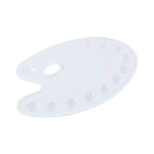 Jack Richeson Oval Plastic Palette, 14-1/4 X 10-1/2 in